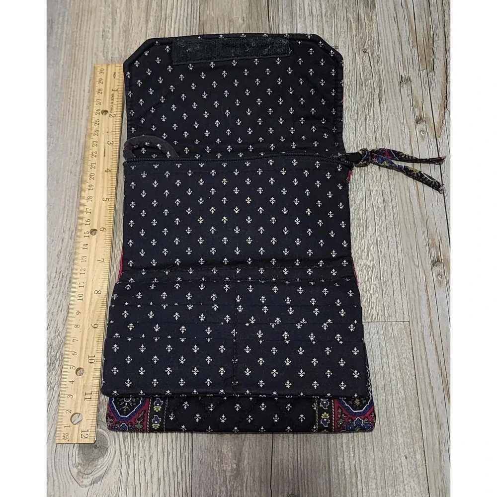 Vera Bradley Crossbody Wallet Floral Quilted Clutch‎ Bag